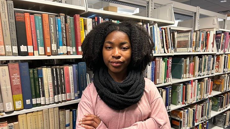 计算机科学专业的学生Mercy Ifiegbu入选了全宾夕法尼亚学术队